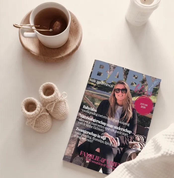 BabyBliss-geboortemagazine van Michelle – herinneringsboek in magazinevorm