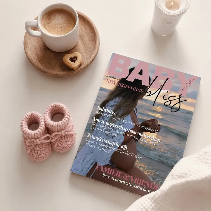 BabyBliss-geboortemagazine van Nadine – luxe vormgegeven magazine