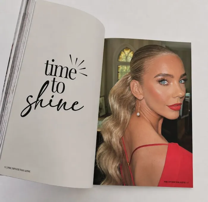 Binnenpagina van het trouwmagazine van Jante en Niek – voorbereidingen op de trouwdag bij Groot Warnsborn (2)
