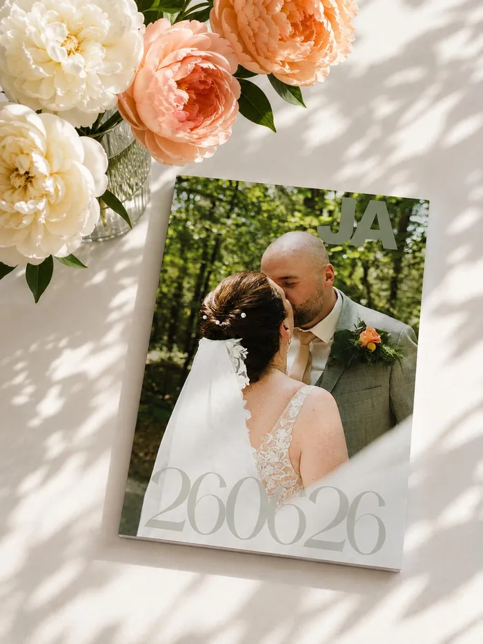 Cover van het trouwmagazine van D&D